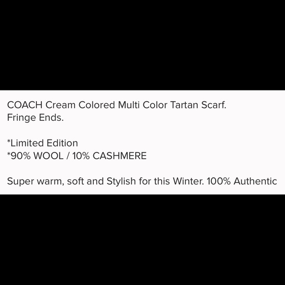 COACH Scarf - Picture 8 of 8